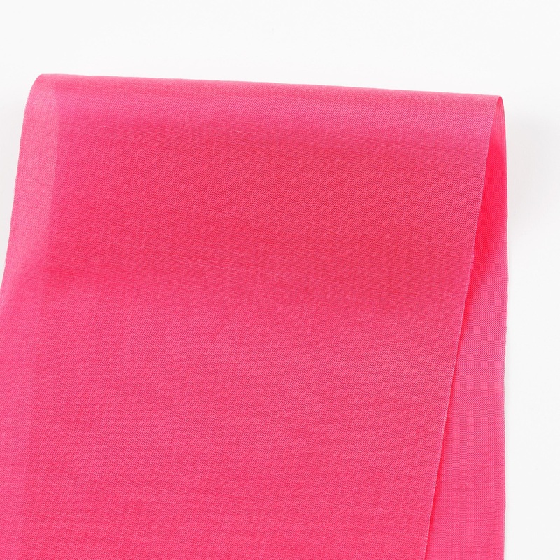 Cotton / Viscose Voile – Hot Pink Meterage