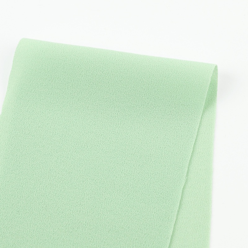 Poly Crepe – Mint Ice Meterage