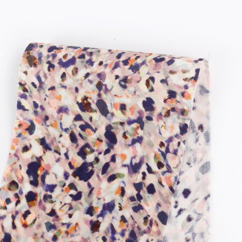Refracted Sprinkle Cotton Sateen – Grape Mix Meterage