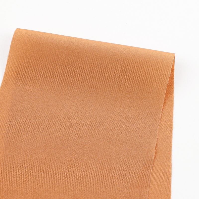 Silk Crepe De Chine – Apricot Meterage