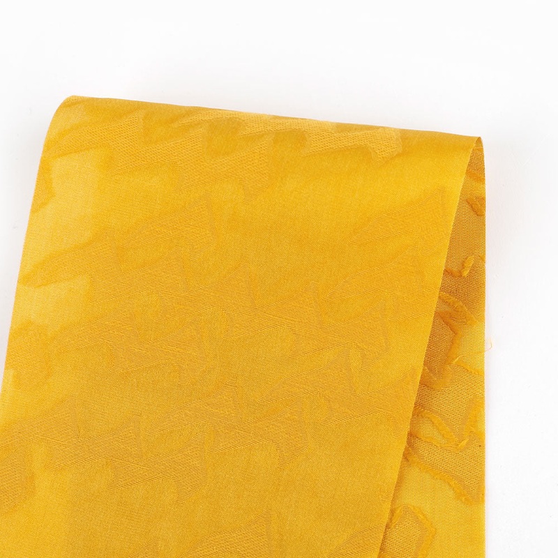 Zig-Zag Devor Cotton / Silk – Canary Meterage
