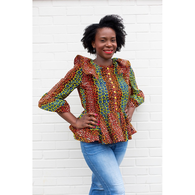 Dovetailed Jasmine Peplum Blouse