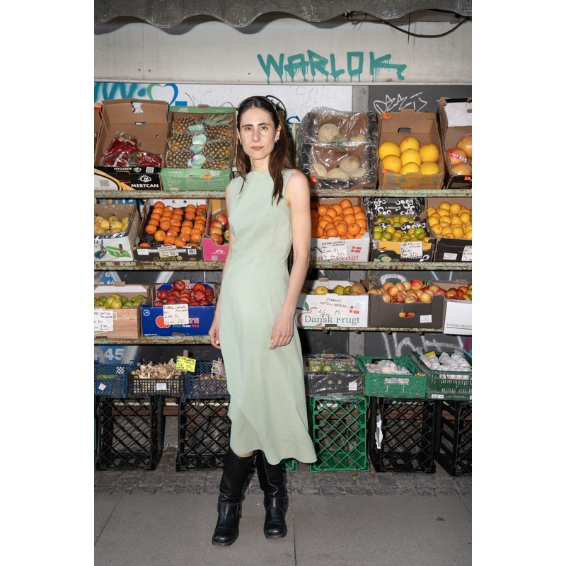 Puff and Pencil – Boatneck Dress