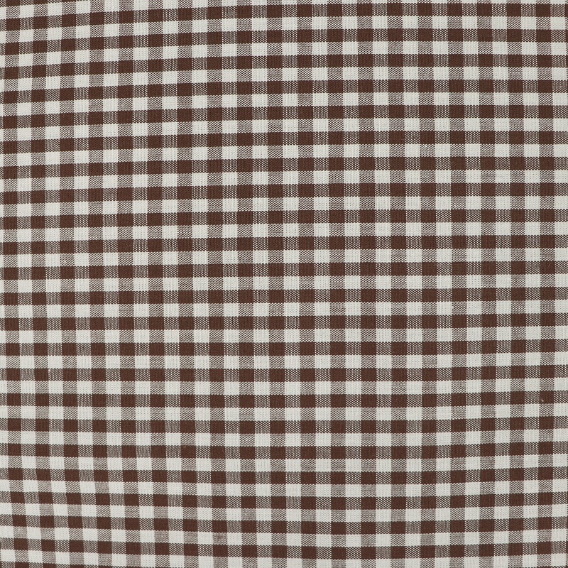 Yarn Dyed Cotton – Sevenberry Tiny Gingham – Brown