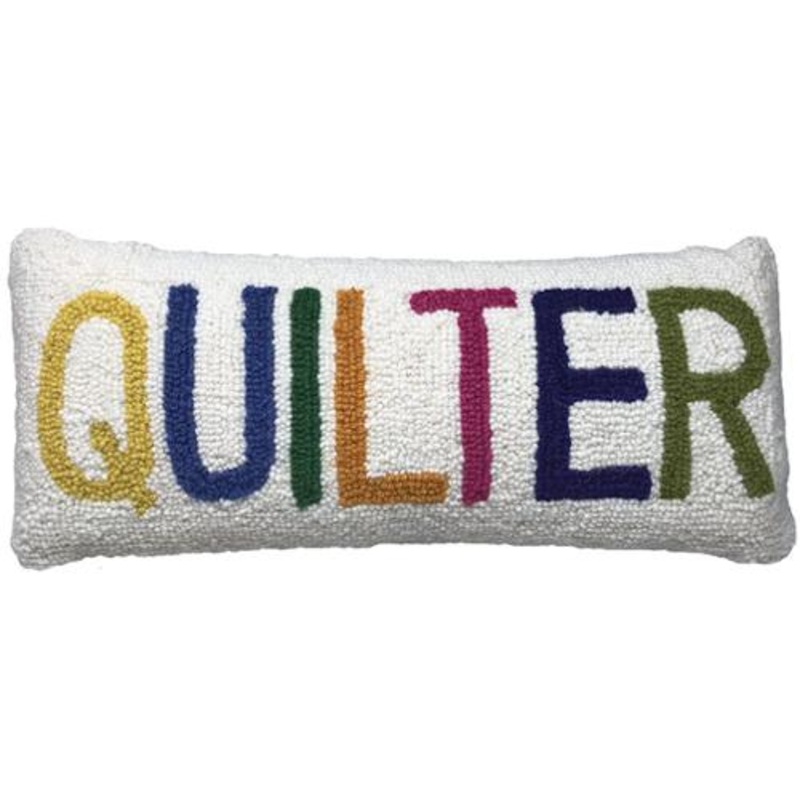 Wool Hook Pillow – Quilter