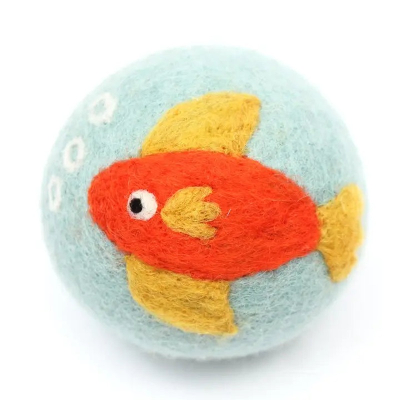 Wool Dryer Ball – Fish