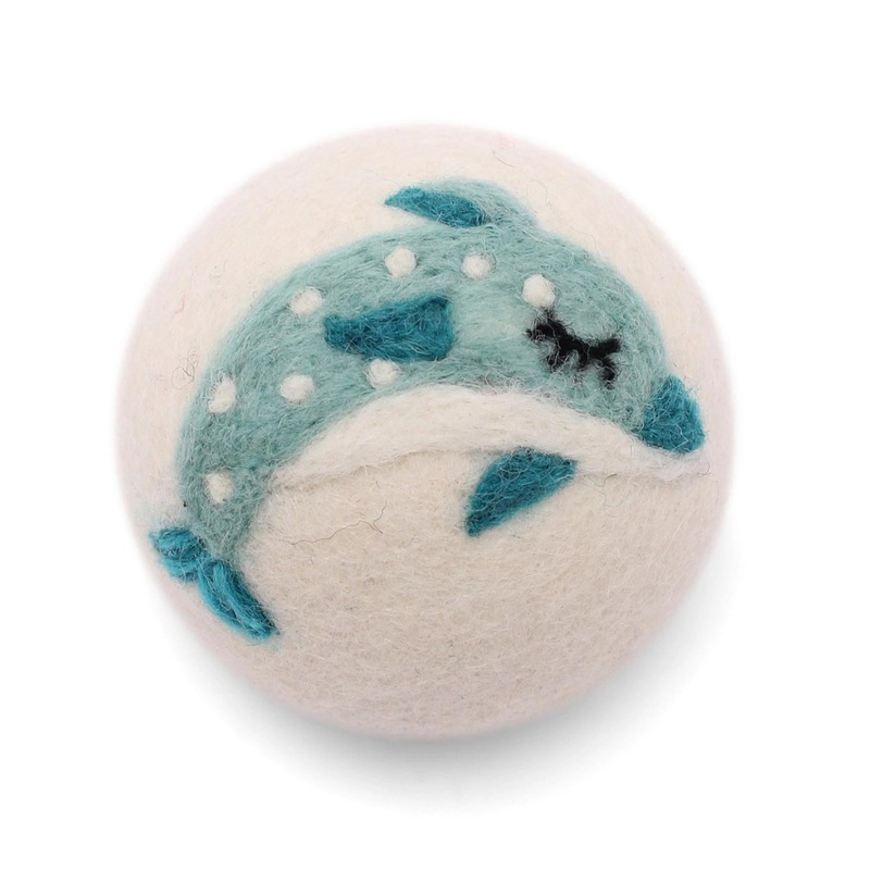 Wool Dryer Ball – Dolphin