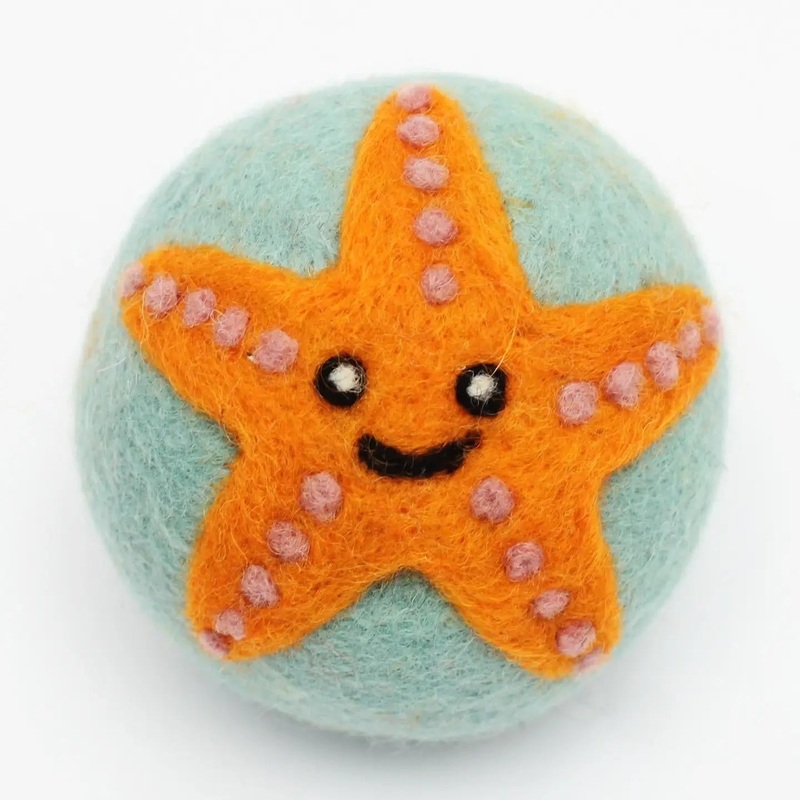 Wool Dryer Ball – Starfish