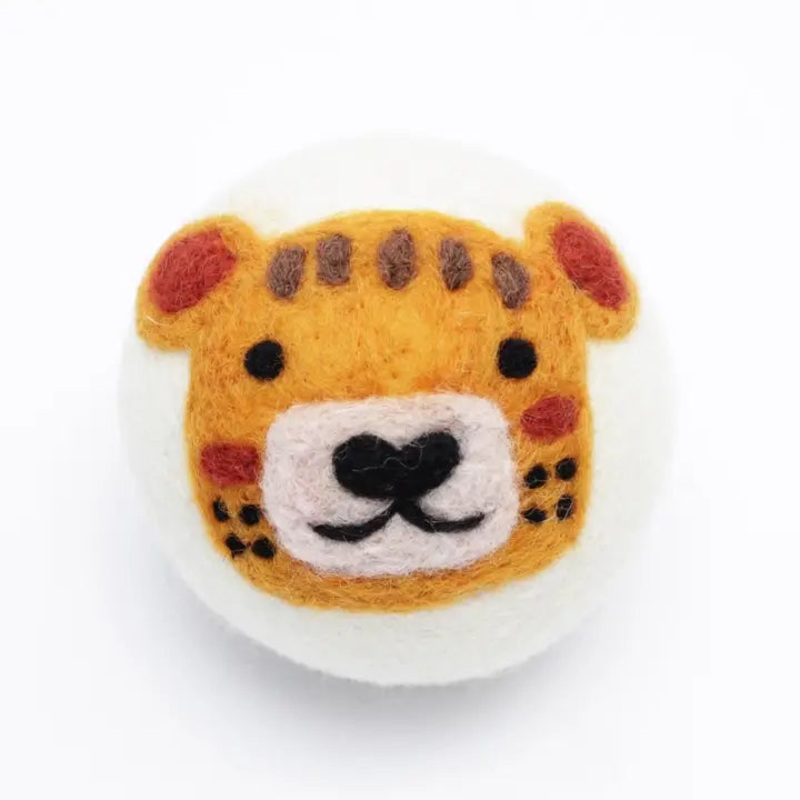Wool Dryer Ball – Brown Bear