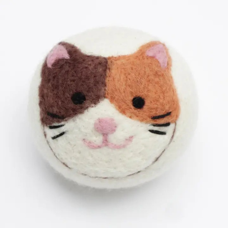 Wool Dryer Ball – Calico Cat
