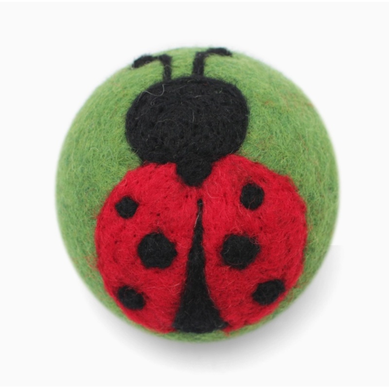 Wool Dryer Ball – Lady Bug