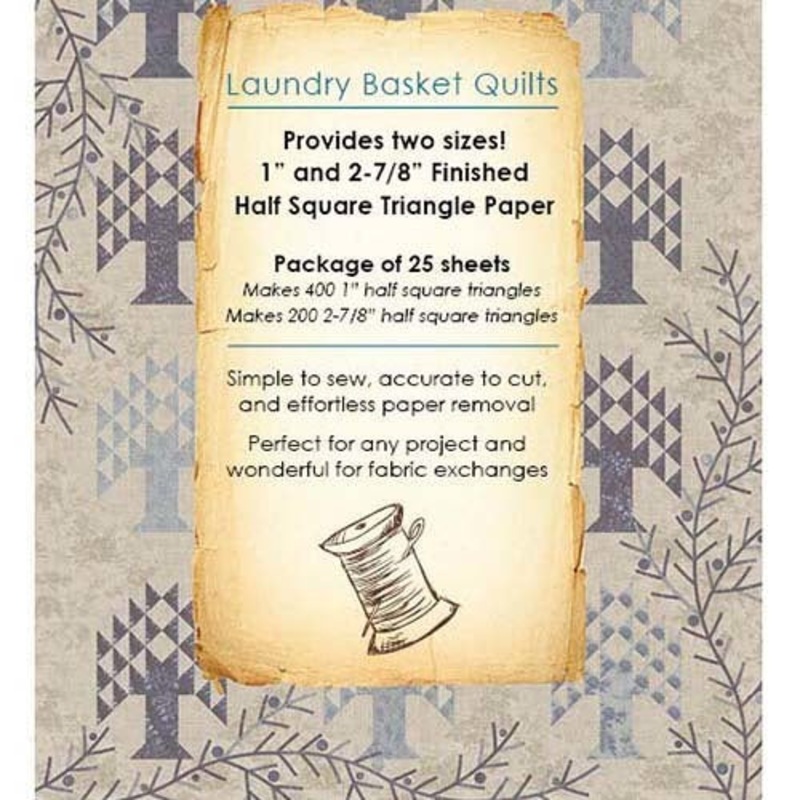 1″ and 2″ Finished Triangle Paper – 9″ x 9″ fabric