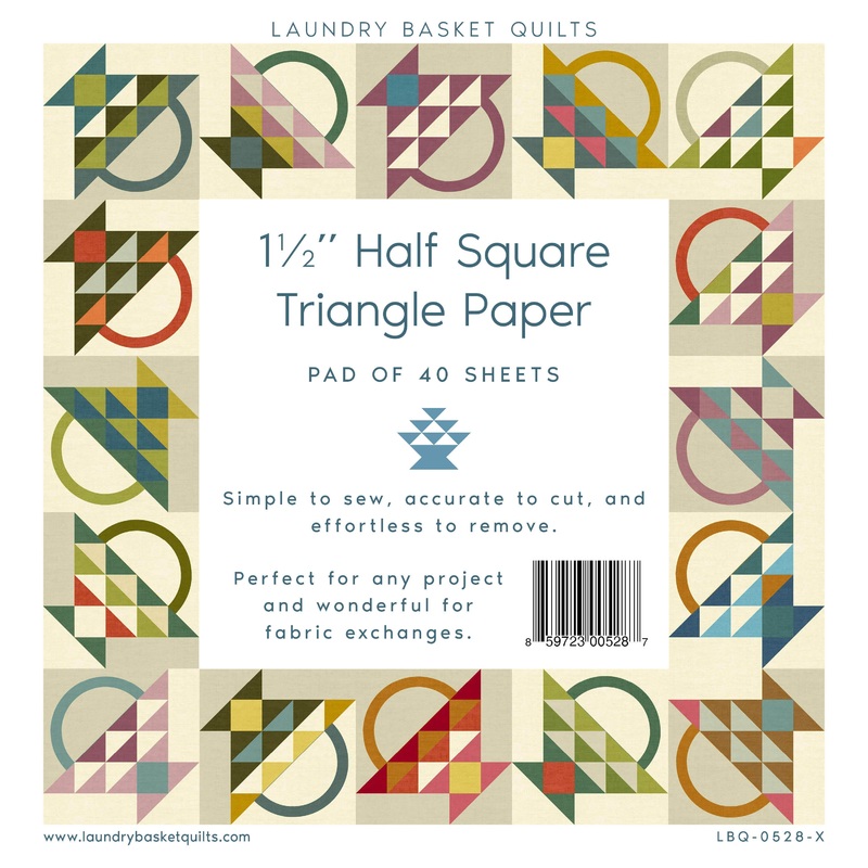 1″ Finished Triangle Paper – 10″ x 10″ fabric