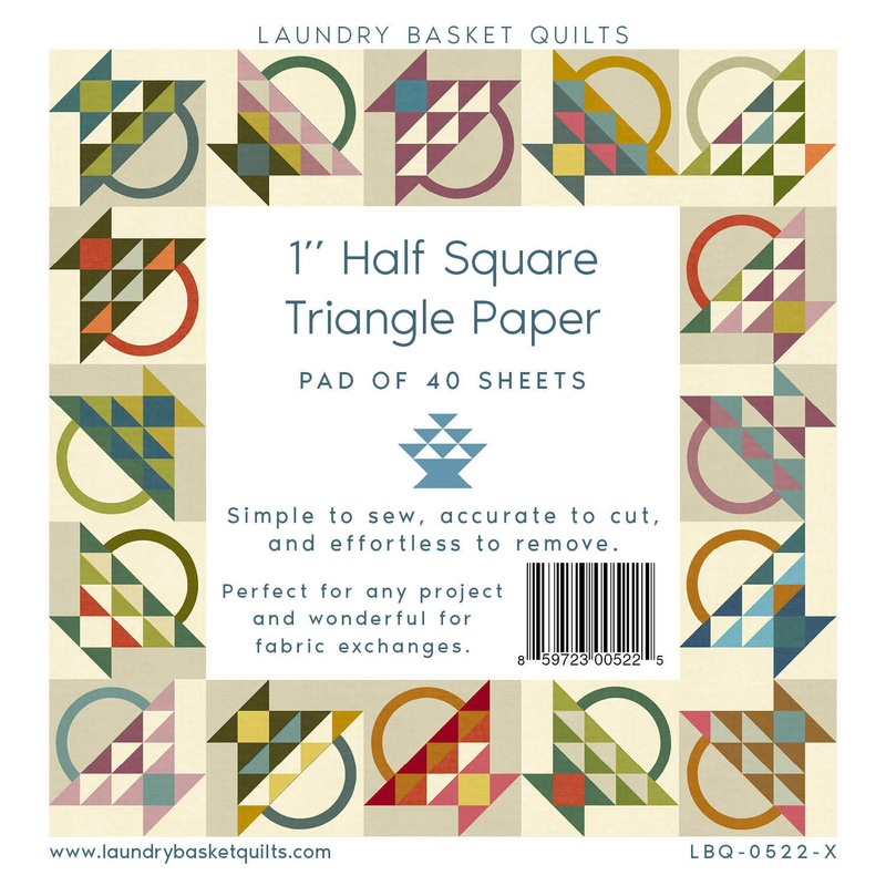 1″ Finished Triangle Paper – 5″ x 5″ fabric
