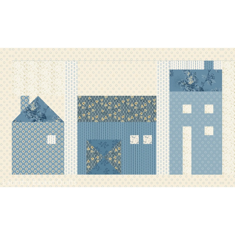 Winter Village Table Runner Fabric Kit Kit