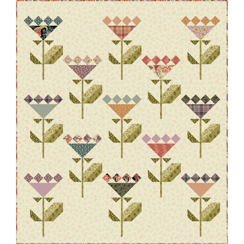 Zinnia Fabric Kit Kit