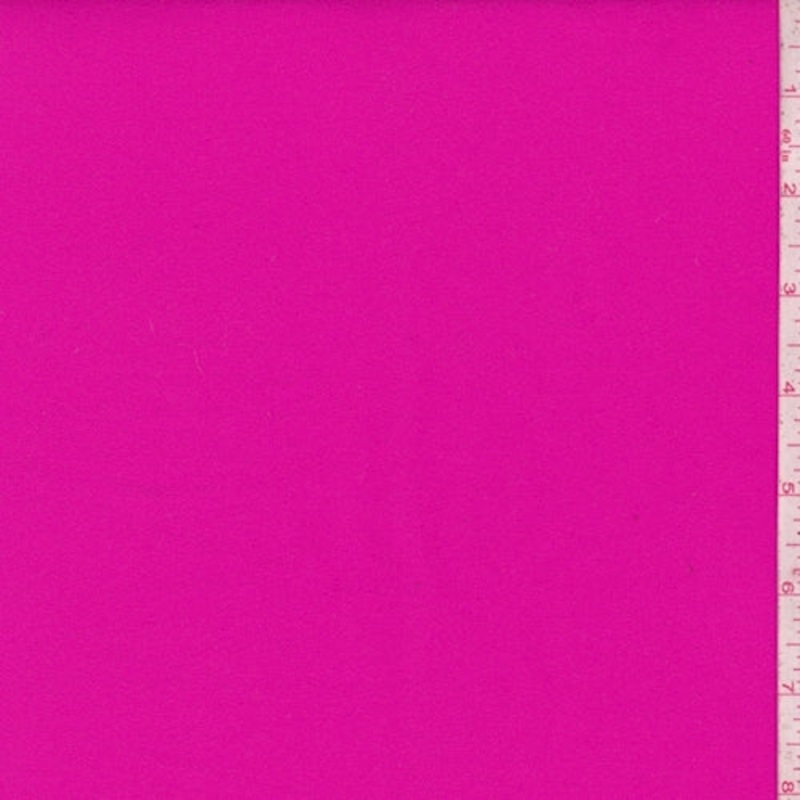 1 5/8 YD PC-Bright Fuchsia Brushed Activewear Fabric