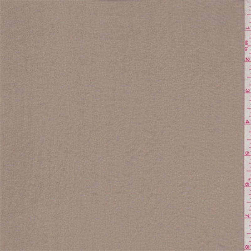 1 1/2 YD PC-Copper Brown Iridescent Chiffon Fabric