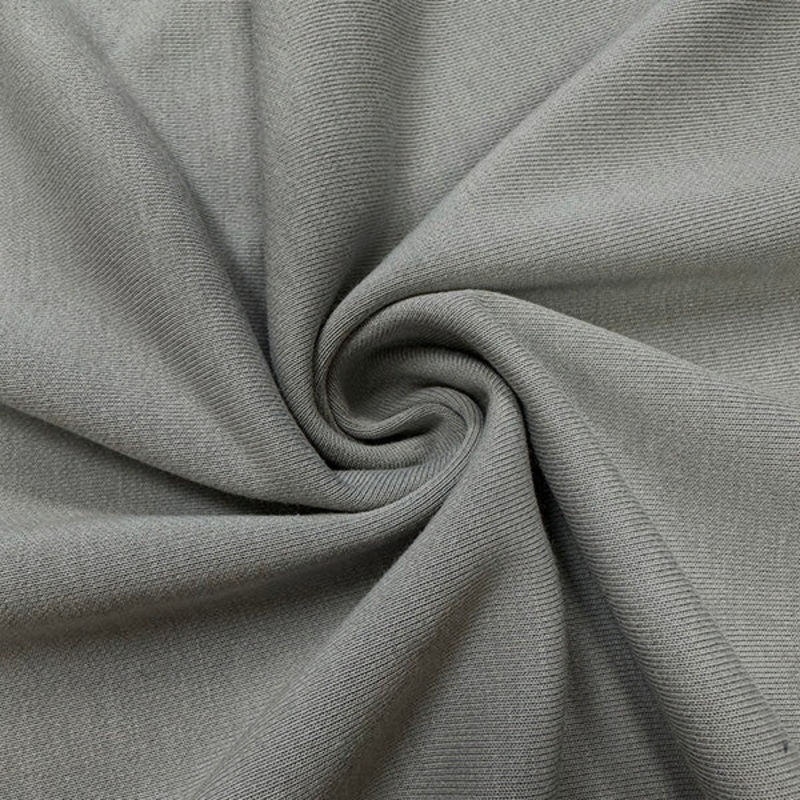 1 1/4 YD PC-Elephant Gray French Terry Knit Fabric