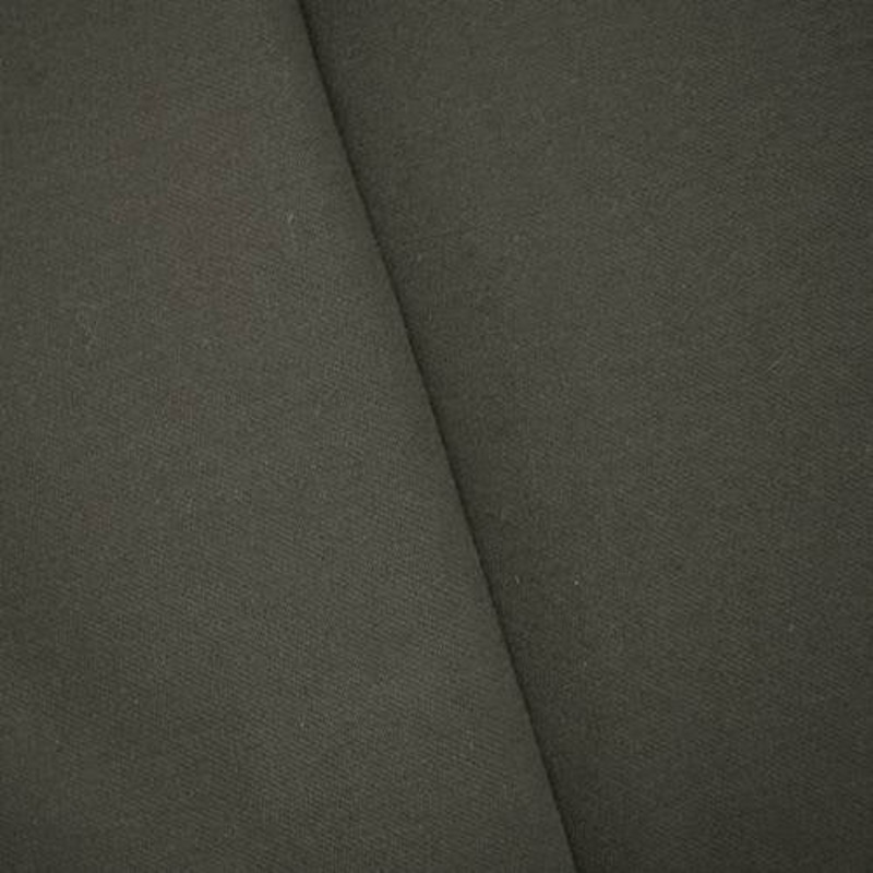 1 1/4 YD PC-Ground Brown Wool Blend Twill Jacketing Fabric
