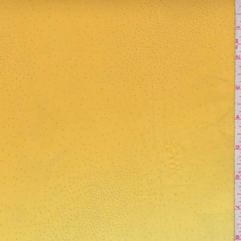 1 3/4 YD PC-Ombre Yellow Sparkle Chiffon Fabric