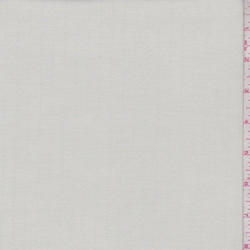 1 YD PC-Ecru Polyester Suiting Fabric