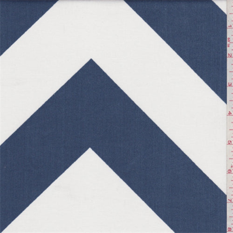 Zippy Teal Blue/White Poplin Fabric