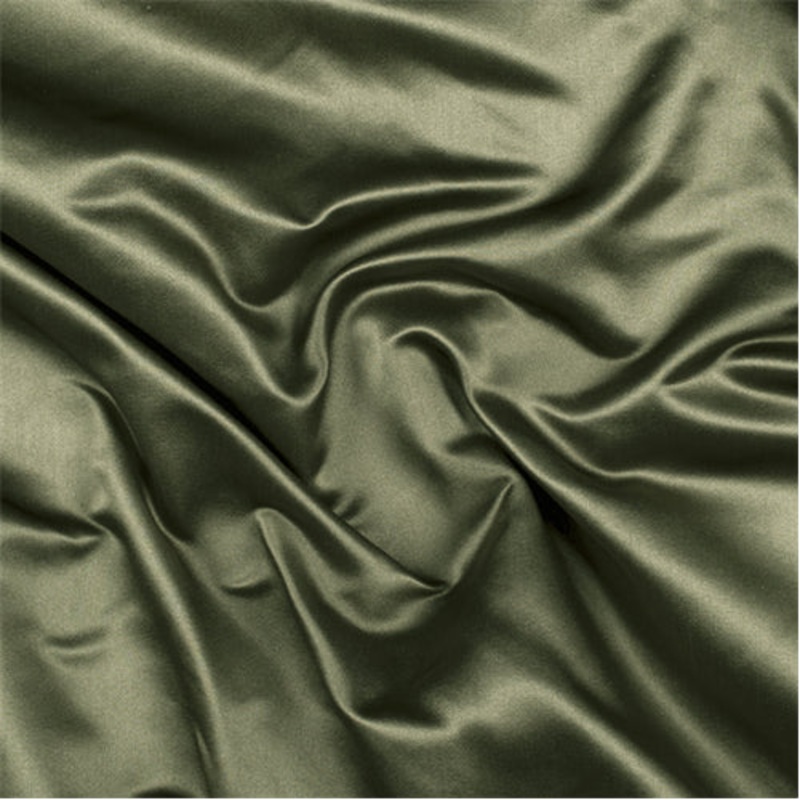 1 YD PC-Runway Silks Dark Green Silk Duchess Satin Fabric – Reorderable