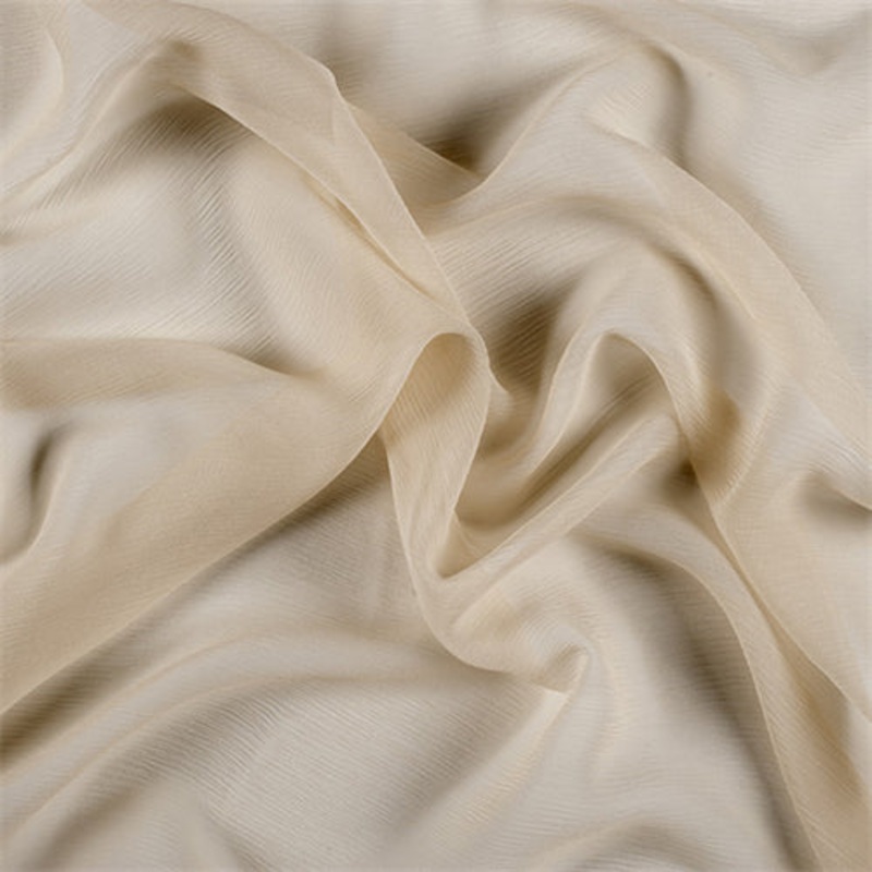1 YD PC-Runway Silks Gold Crinkled Silk Chiffon Fabric – Reorderable