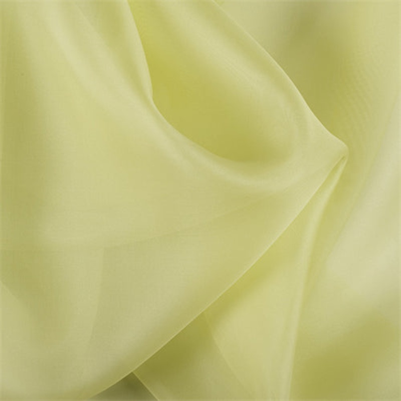 1 YD PC-Runway Silks Light Lime Silk Organza Fabric – Reorderable