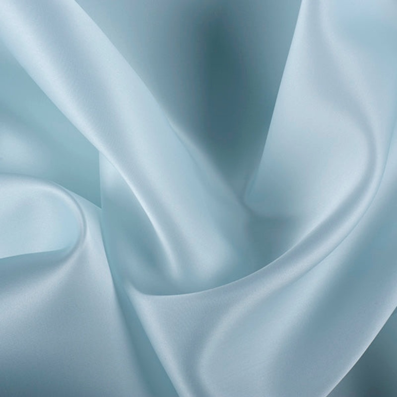 1 YD PC-Runway Silks Pale Blue Silk Satin Organza Fabric – Reorderable