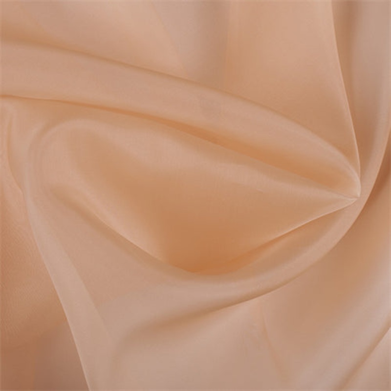 1 YD PC-Runway Silks Peach Silk Organza Fabric – Reorderable
