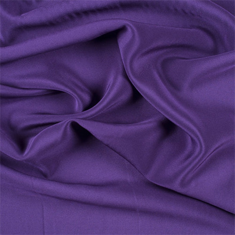 1 YD PC-Runway Silks Purple 4 Ply Silk Crepe Fabric – Reorderable