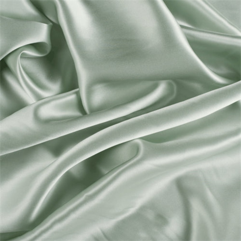 1 YD PC-Runway Silks Sage Green Stretch Silk Charmeuse Fabric – Reorderable