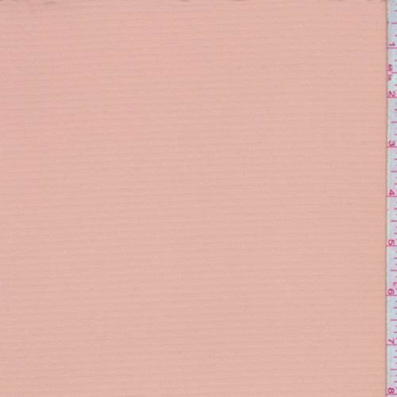 1 1/4 YD PC-Pink Coral Stripe Georgette Fabric