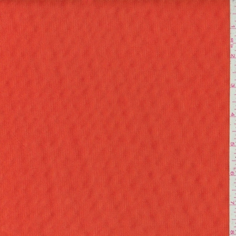 1 3/8 YD PC-Orange Tulle Fabric