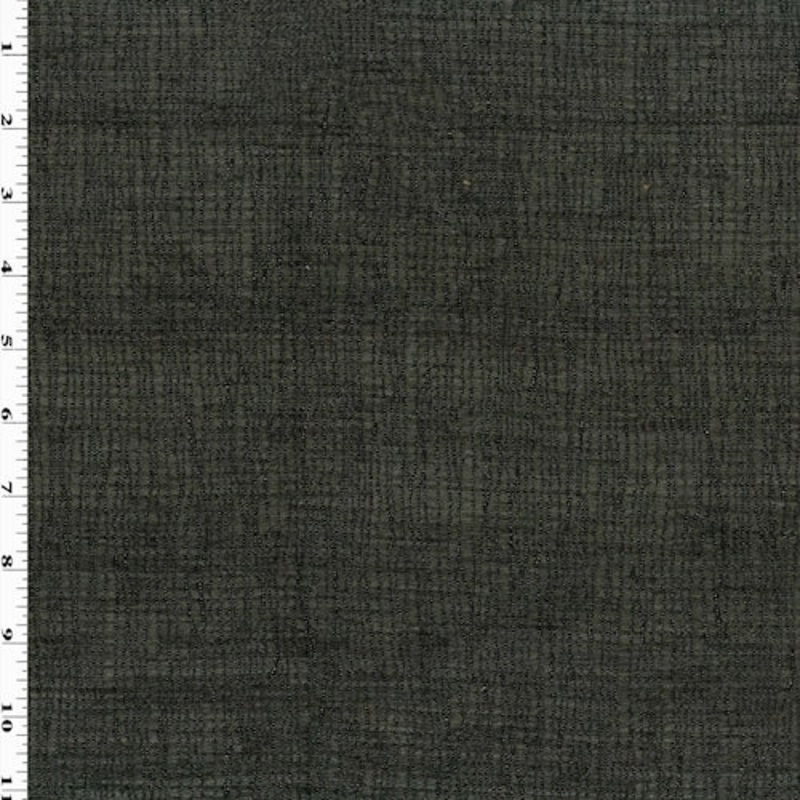 Ash Gray Textured Chenille Home Decor Fabric
