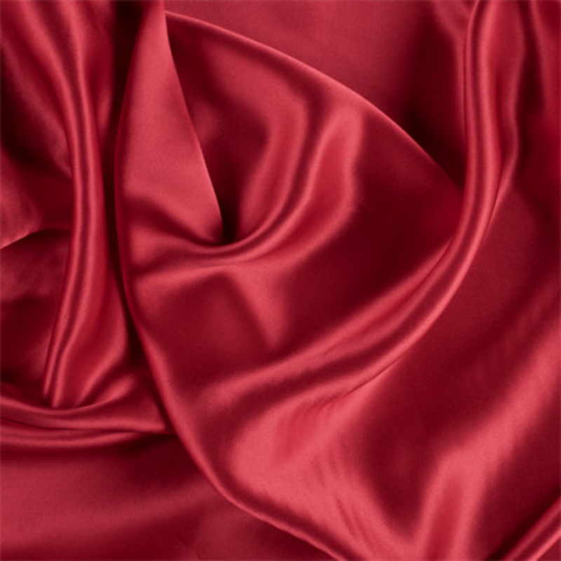 Runway Silks Bright Red Stretch Silk Charmeuse Fabric – Reorderable
