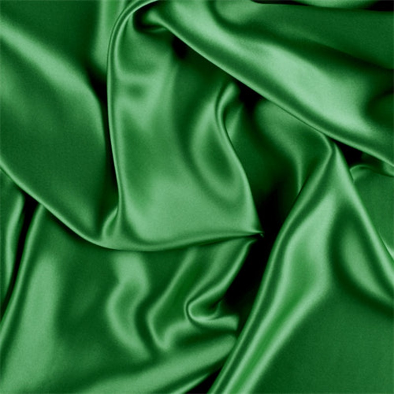 Runway Silks Green Silk Charmeuse Fabric – Reorderable