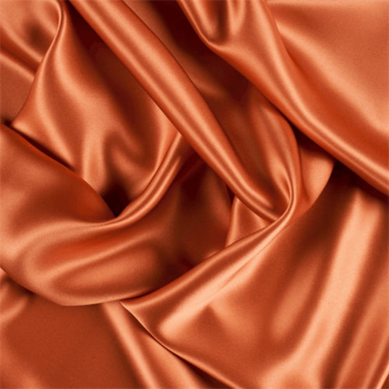 Runway Silks Orange Silk Charmeuse Fabric – Reorderable