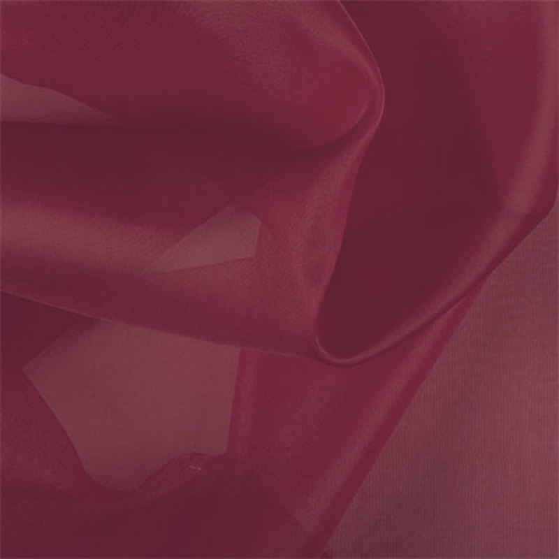 Runway Silks Red Silk Organza Fabric – Reorderable