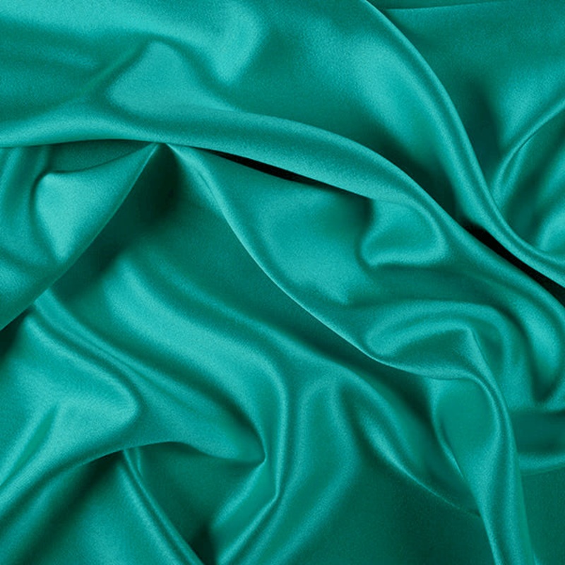 Runway Silks Teal Silk Crepe Back Satin Fabric – Reorderable