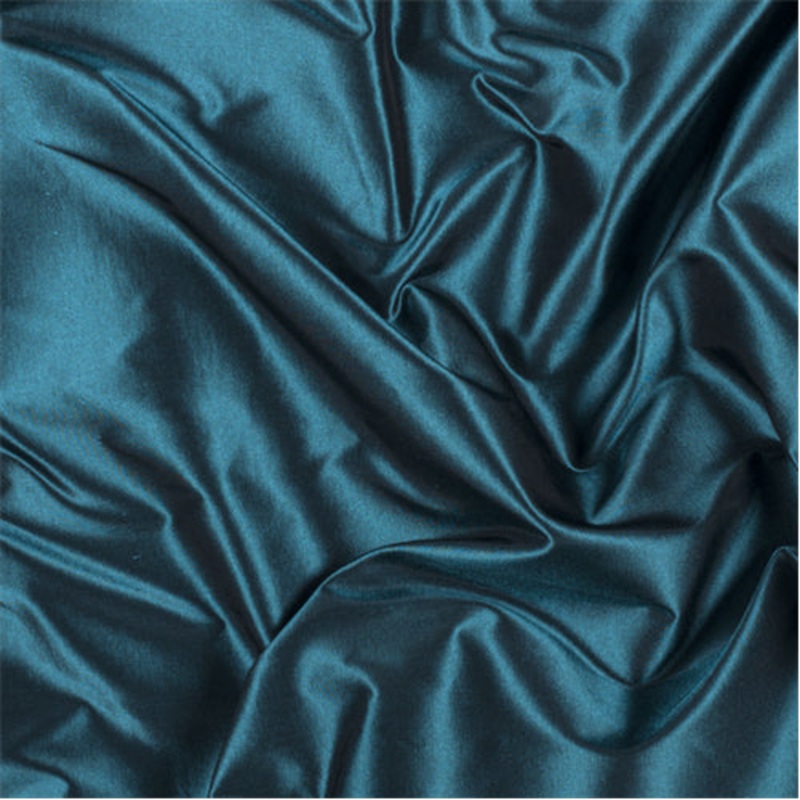 Runway Silks Teal Silk Taffeta Fabric – Reorderable