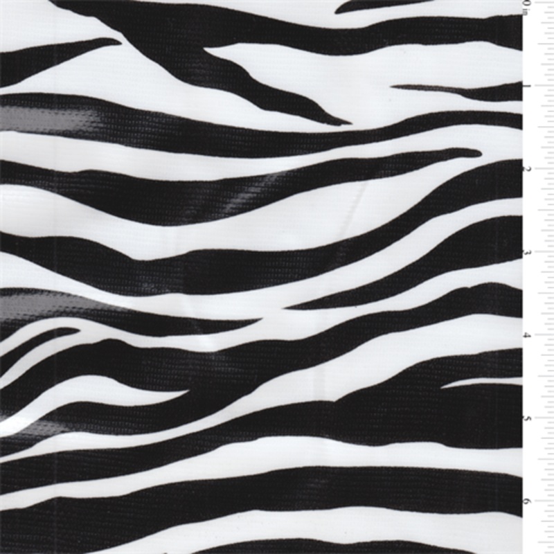 Zebra Oilcloth Roll Fabric – Reorderable
