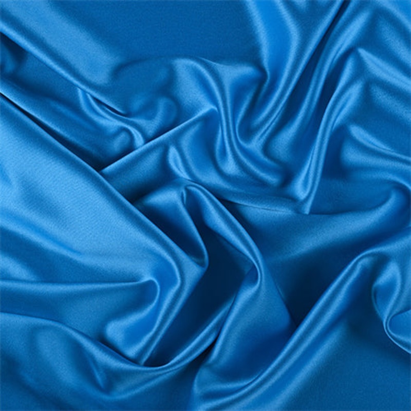 Runway Silks Bright Blue Silk Crepe Back Satin Fabric – Reorderable