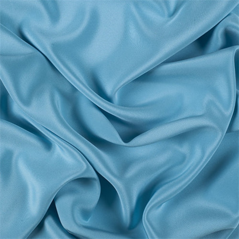 Runway Silks Aqua 4 Ply Silk Crepe Fabric – Reorderable