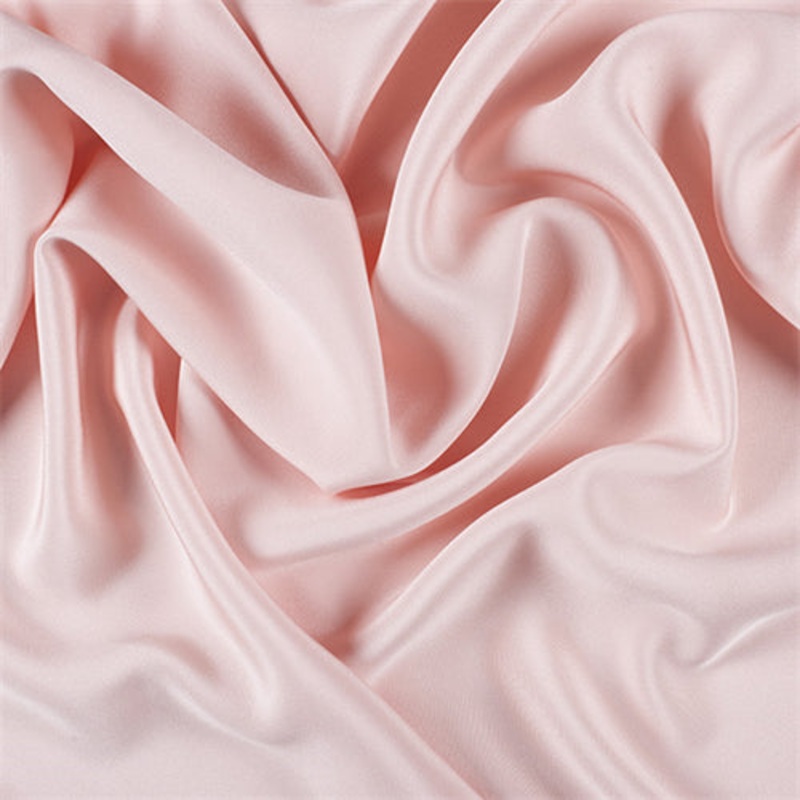 Runway Silks Blush Pink 4 Ply Silk Crepe Fabric – Reorderable