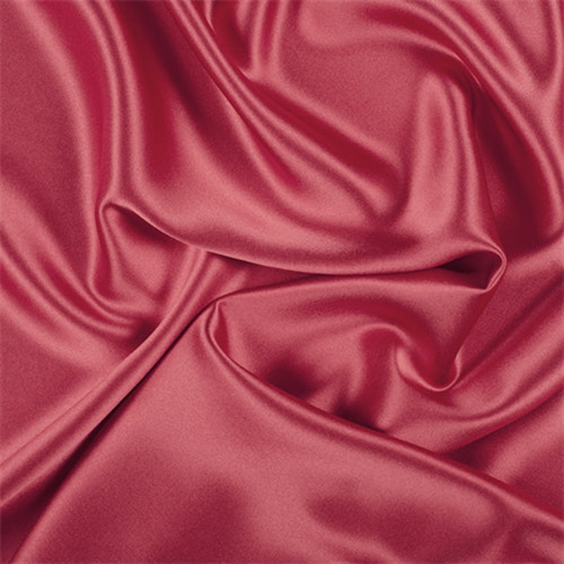 Runway Silks Bright Red Silk Crepe Back Satin Fabric – Reorderable