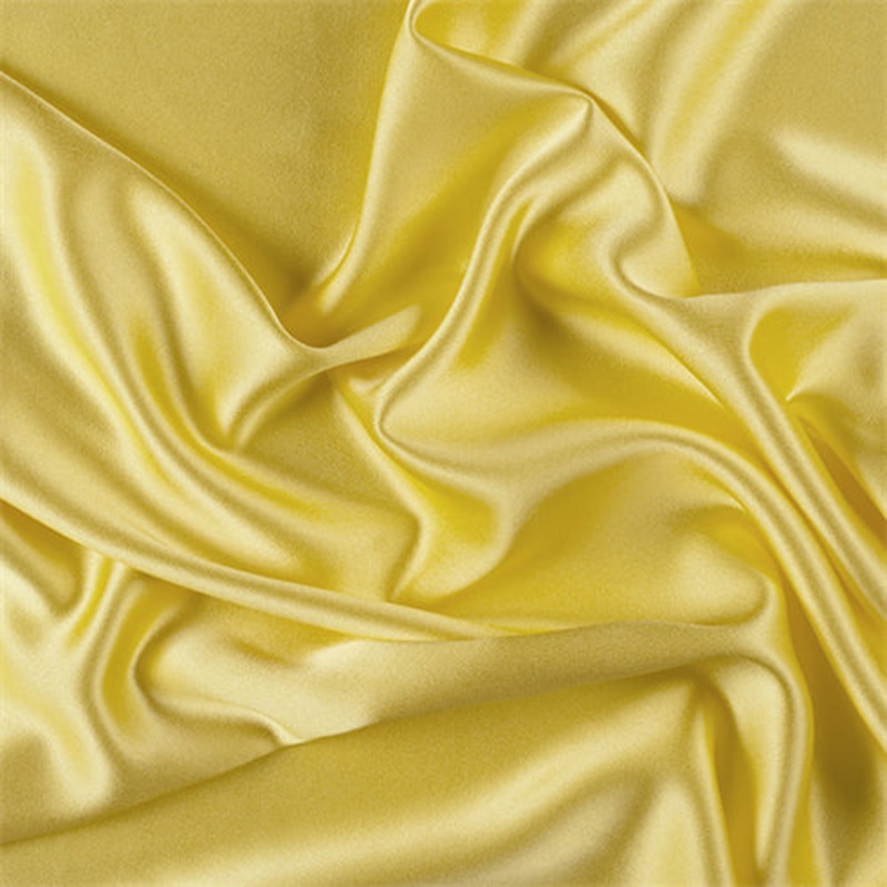 Runway Silks Bright Yellow Silk Crepe Back Satin Fabric – Reorderable