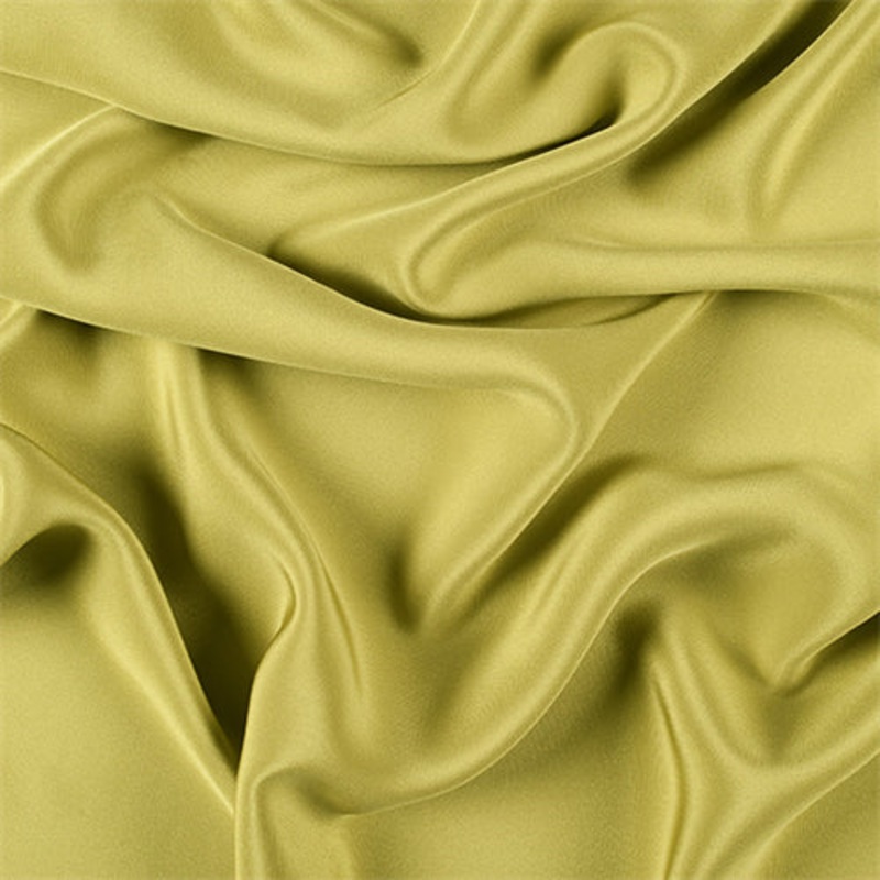 Runway Silks Chartreuse 4 Ply Silk Crepe Fabric – Reorderable